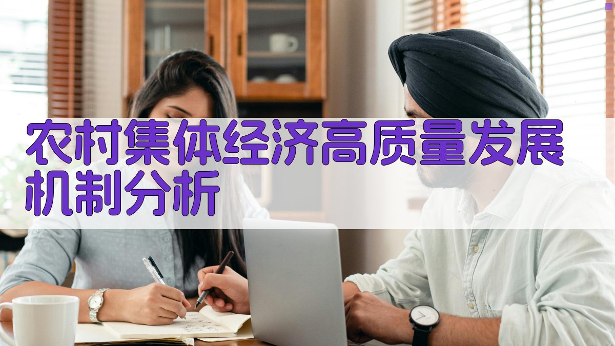AI农村集体经济高质量发展机制分析