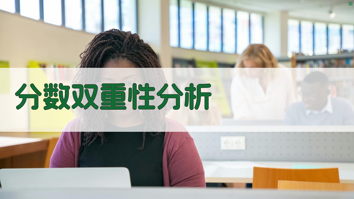 分数计数意义双重性分析工具