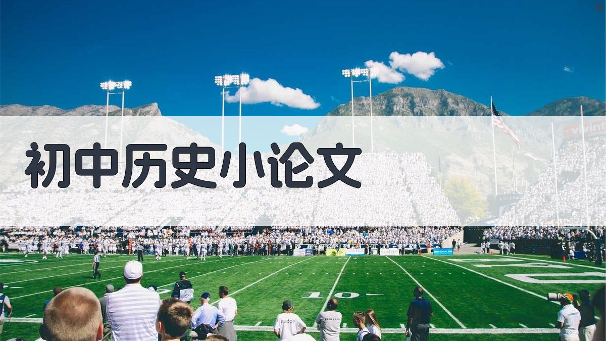 AI初中历史小论文生成器