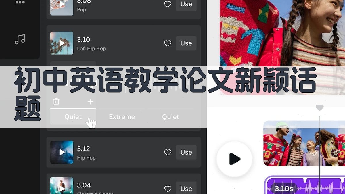 初中英语教学论文新颖话题