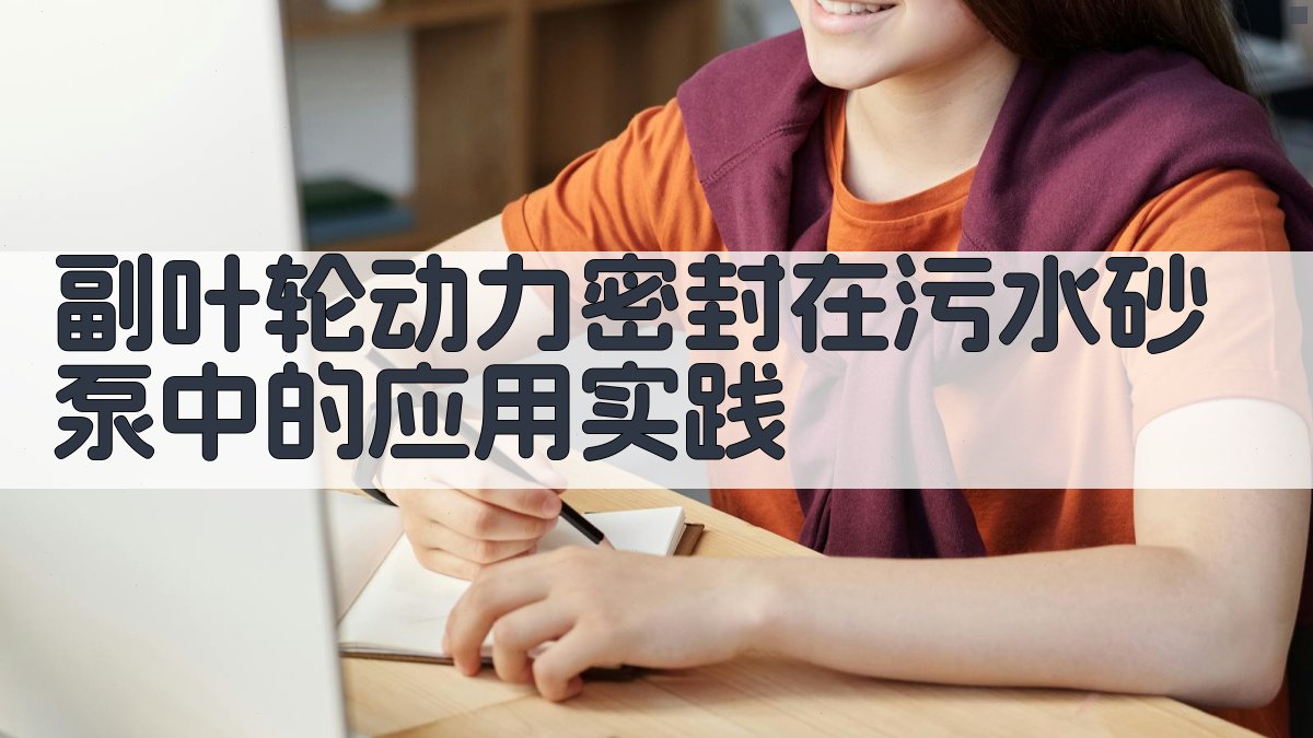 AI副叶轮动力密封在污水砂泵中的应用实践分析工具