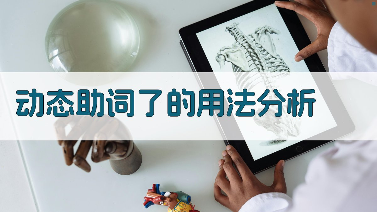 动态助词了的用法分析