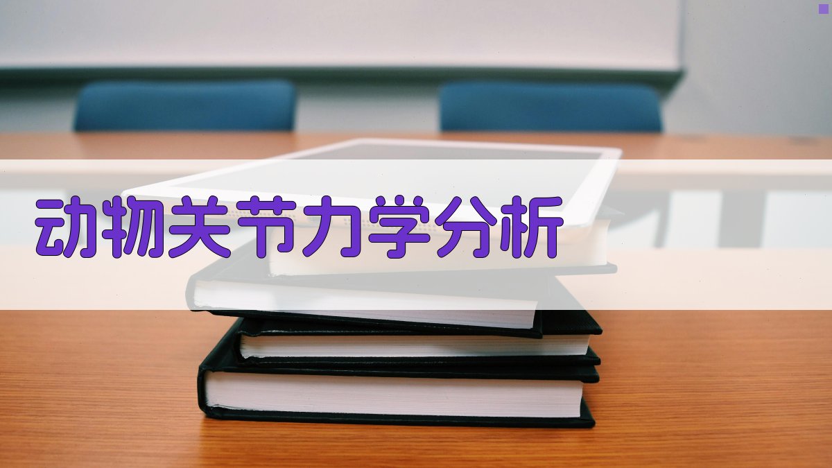 AI动物关节力学分析