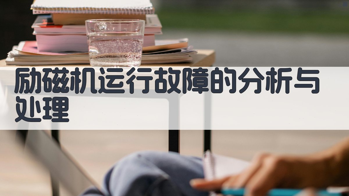 励磁机故障诊断