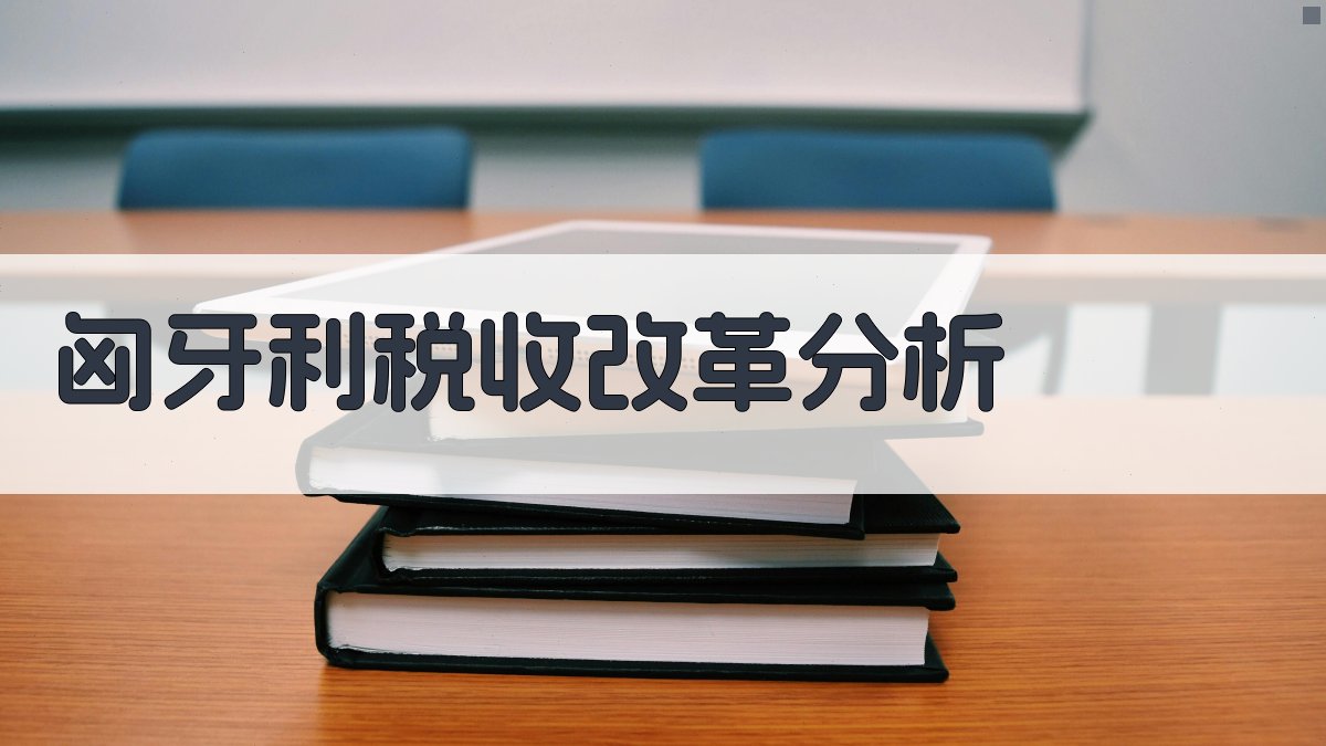 匈牙利税收改革分析工具