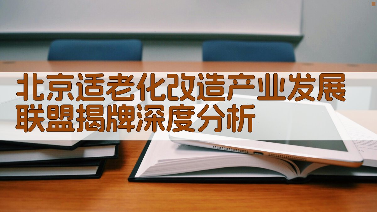 北京适老化改造产业发展联盟揭牌深度分析