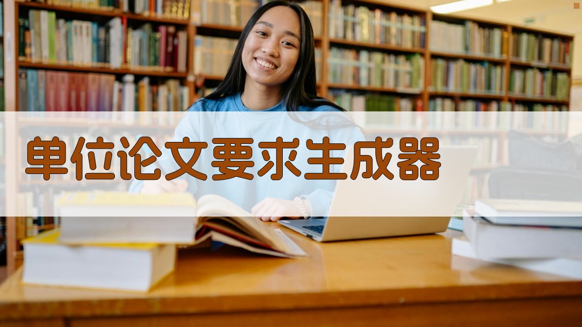 AI单位论文要求生成器