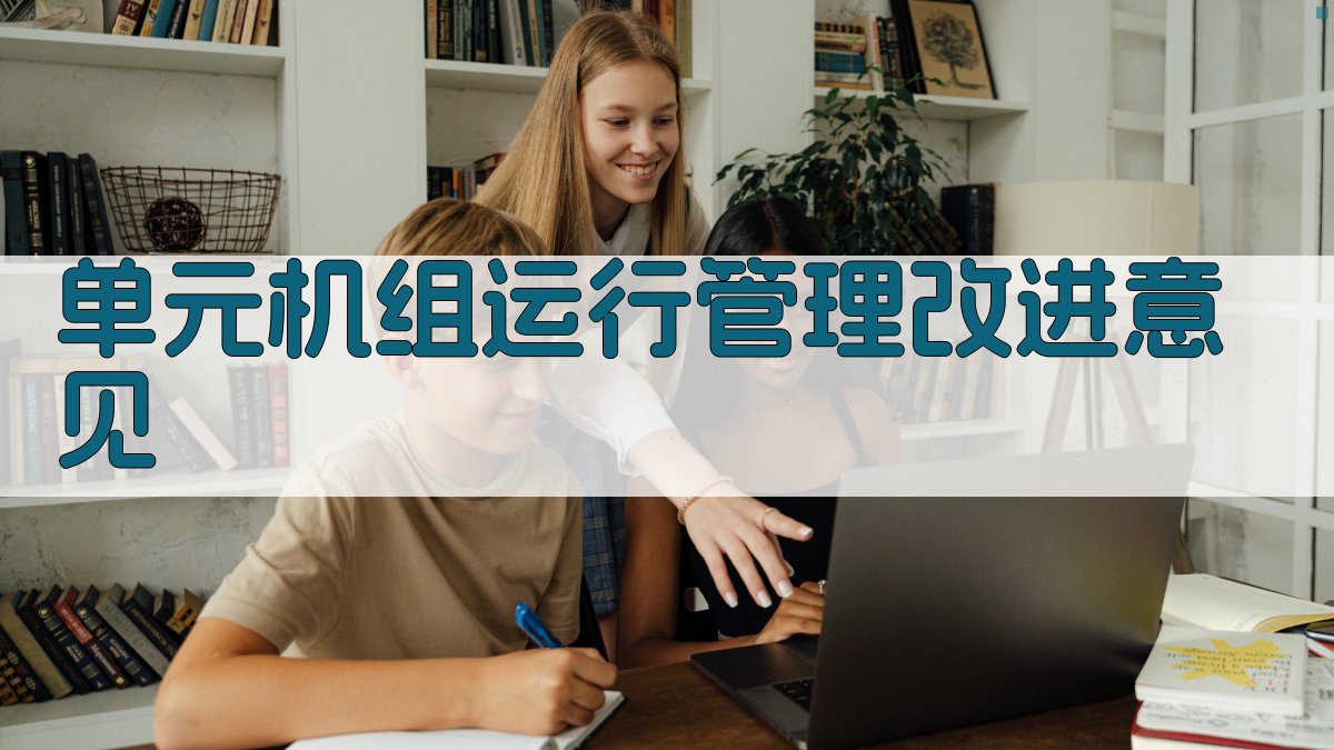 AI单元机组运行管理改进意见