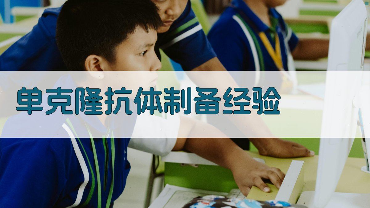 单克隆抗体制备经验