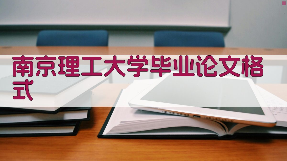 南京理工大学毕业论文格式