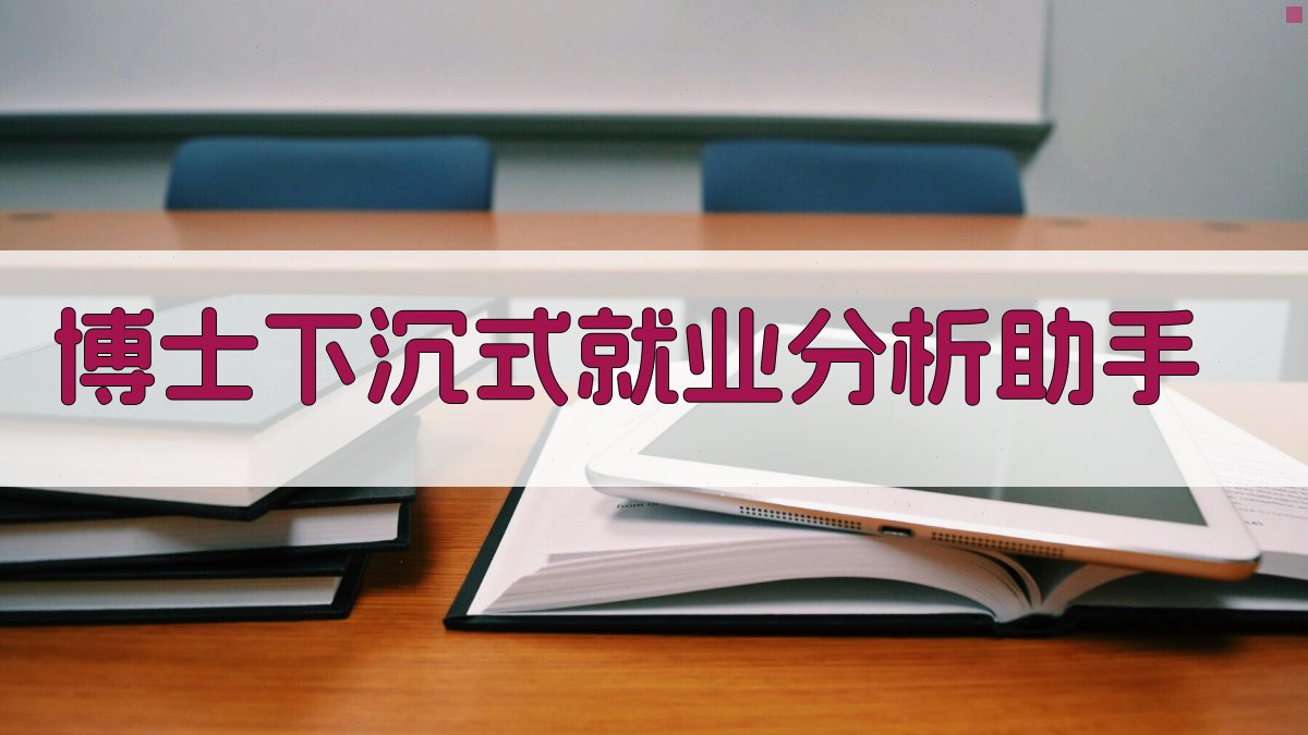 博士下沉式就业分析助手