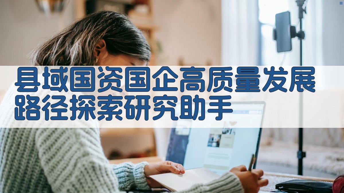 县域国资国企高质量发展路径探索研究助手