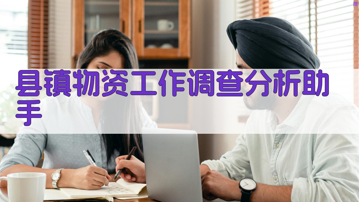 县镇物资工作调查分析助手