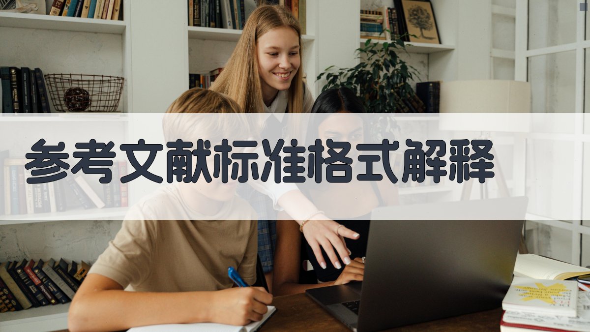 参考文献标准格式解释