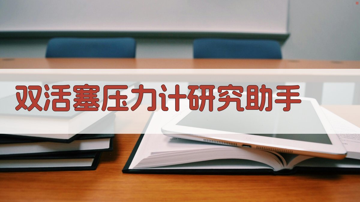 双活塞压力计研究助手