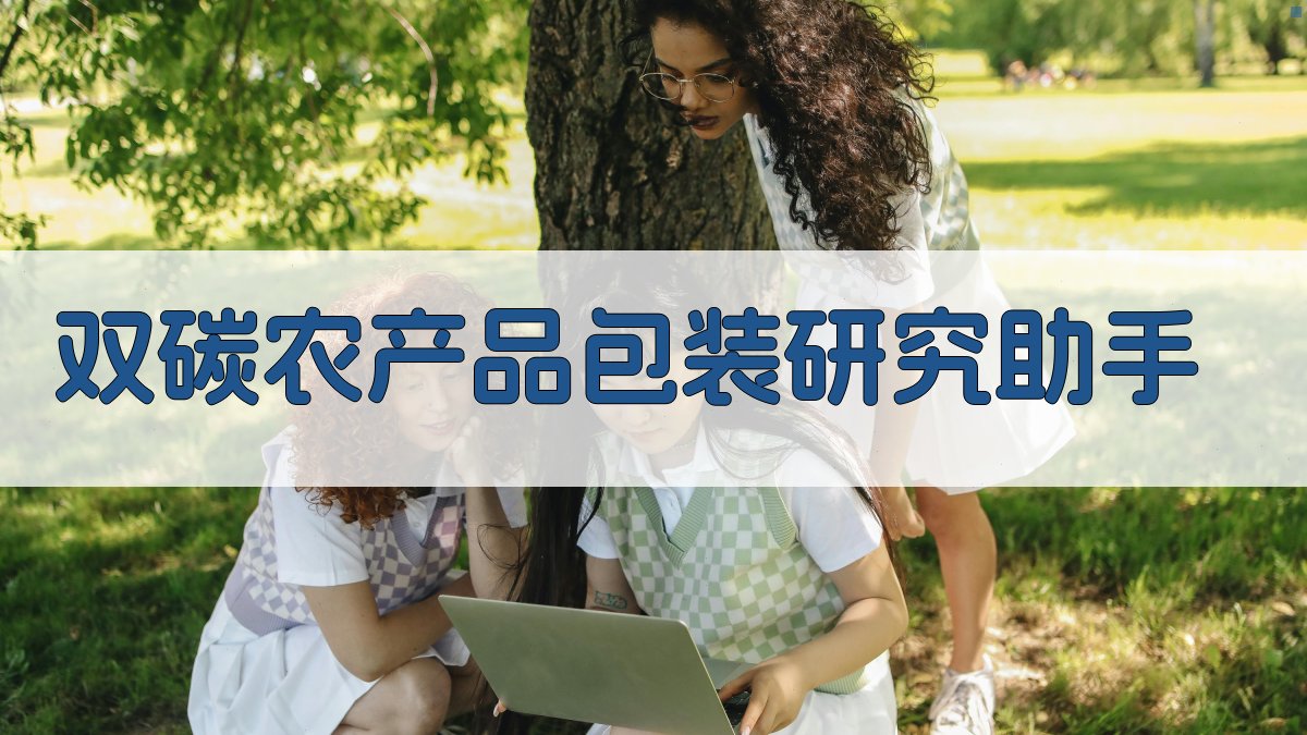 双碳农产品包装研究助手