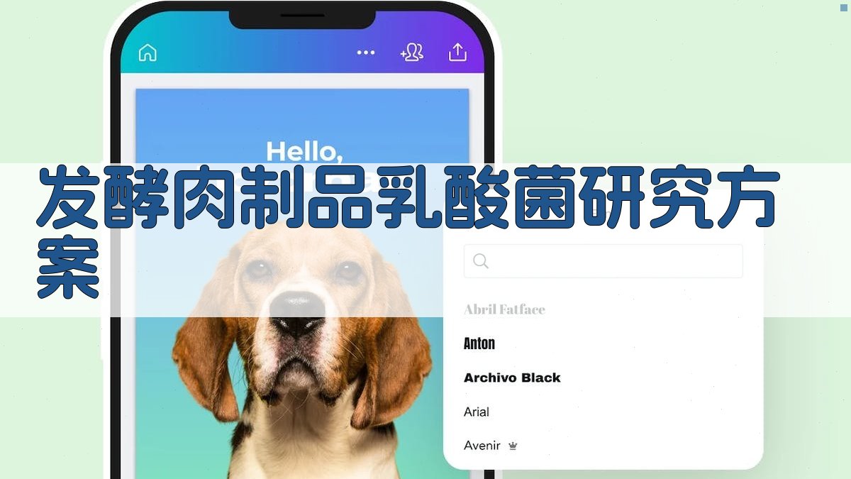 发酵肉制品乳酸菌研究方案