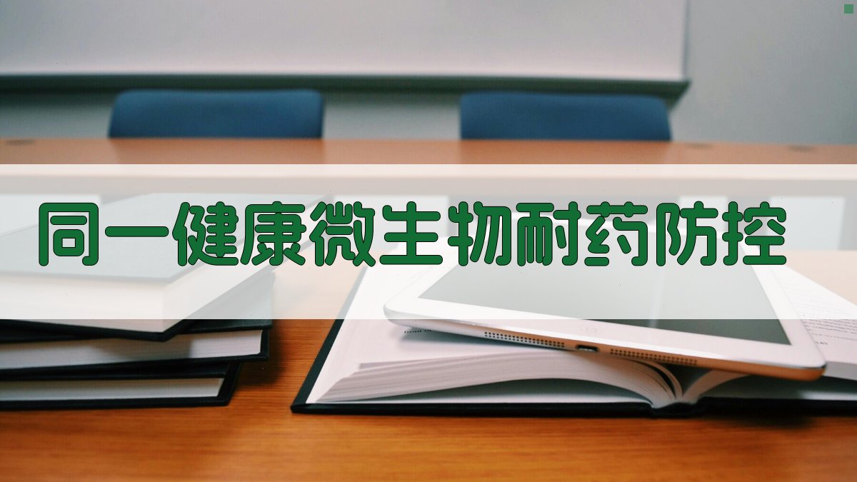 同一健康AMR防控分析