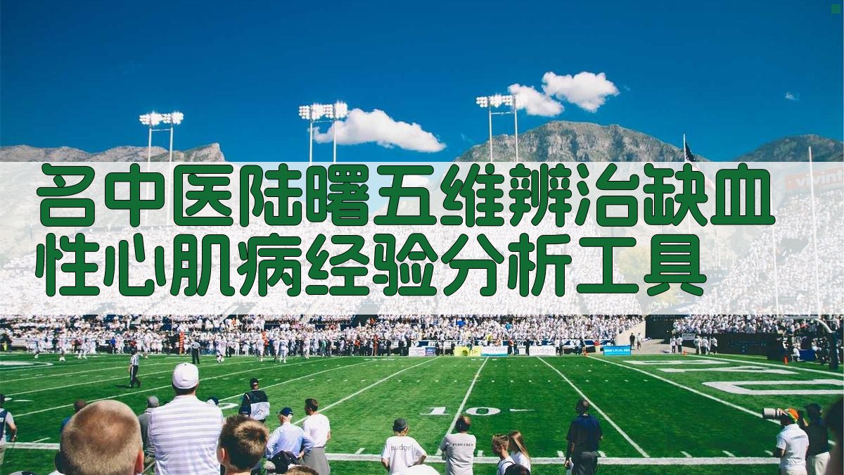 名中医陆曙五维辨治缺血性心肌病经验分析工具