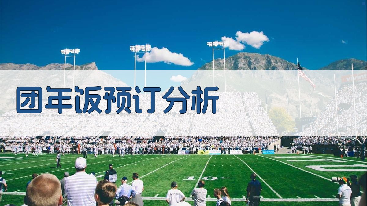 团年饭预订分析