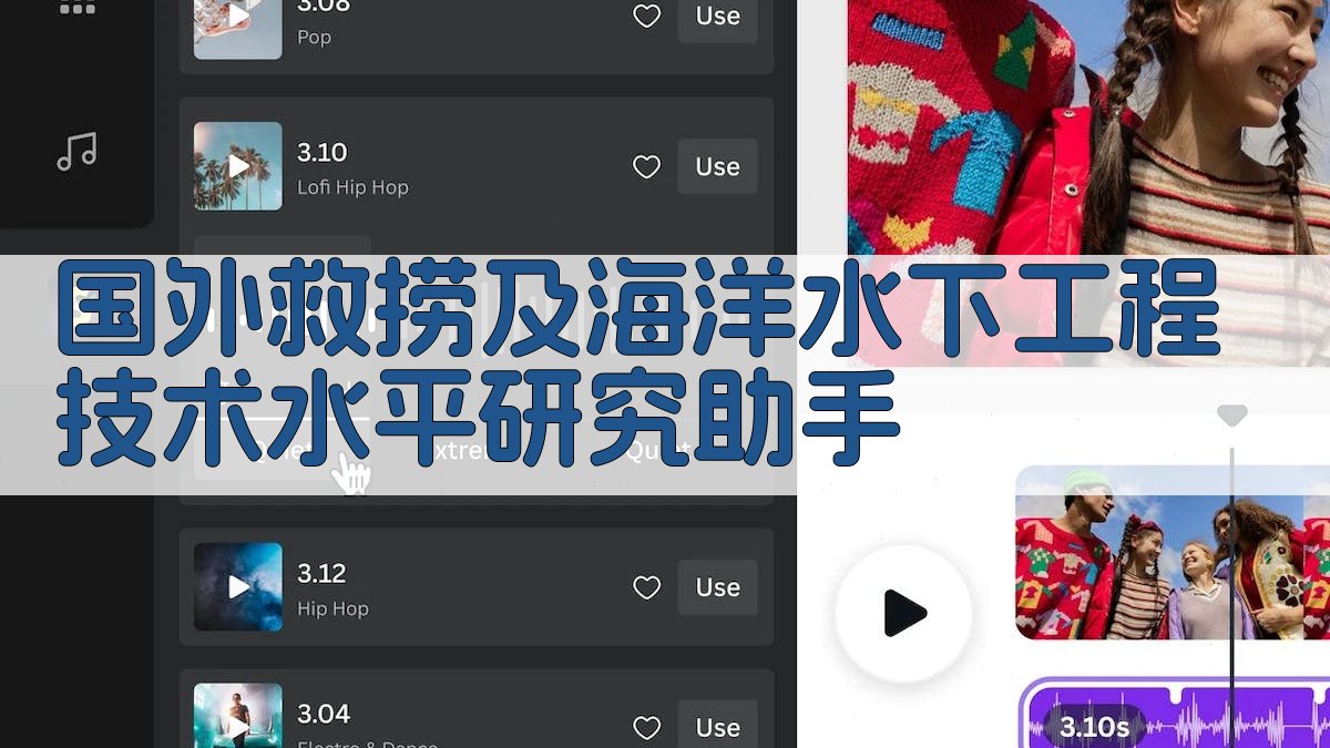 国外救捞及海洋水下工程技术水平研究助手