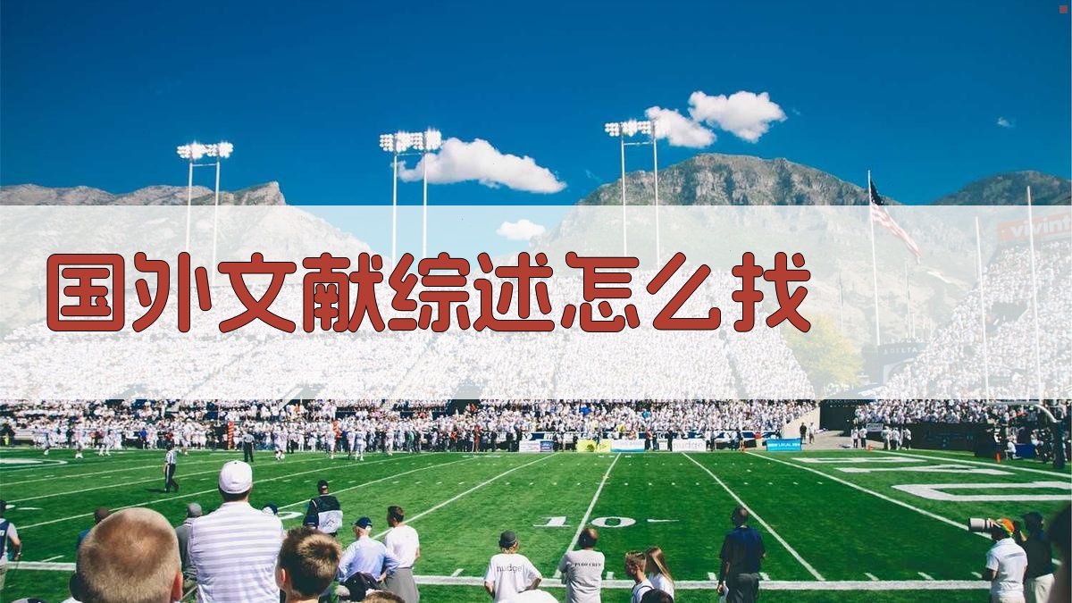 AI智能国外文献综述查找指南