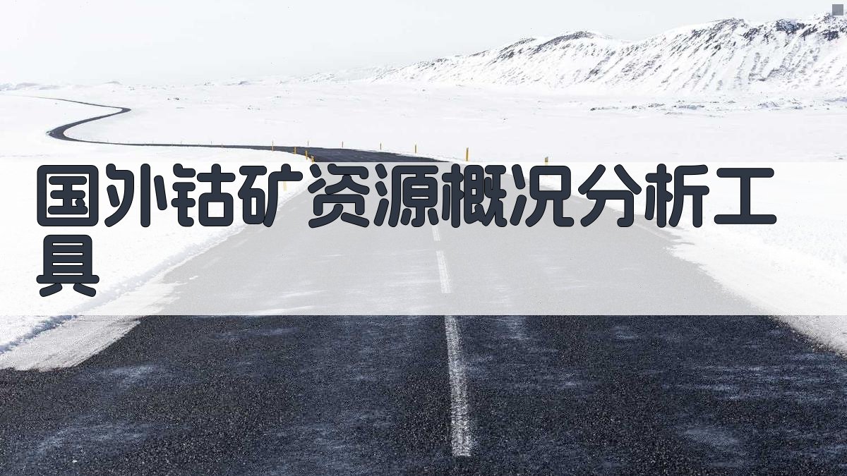 AI国外钴矿资源概况分析工具