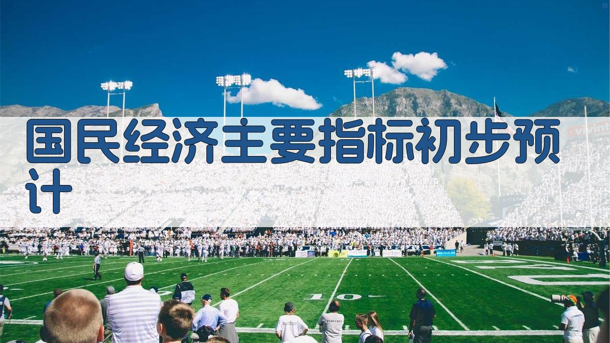 AI国民经济主要指标初步预计