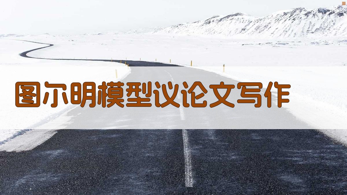 AI图尔明模型议论文写作
