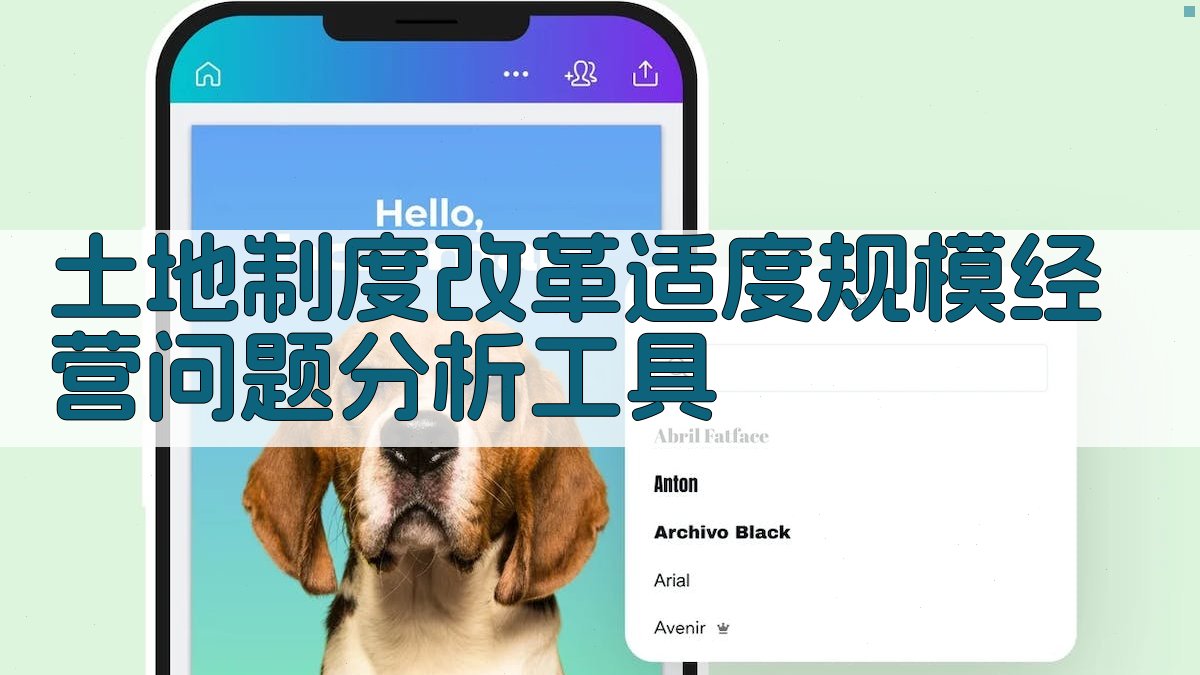 土地制度改革适度规模经营问题分析工具