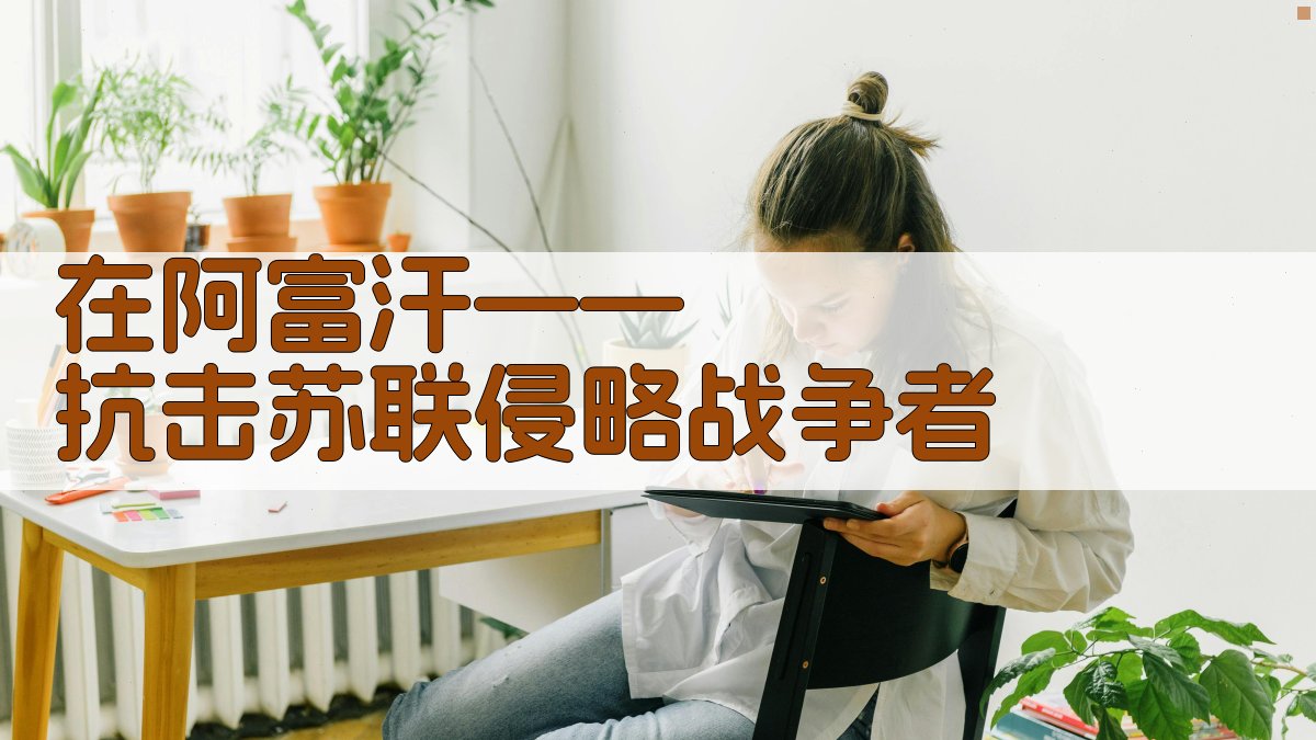 在阿富汗抗击苏联侵略战争者