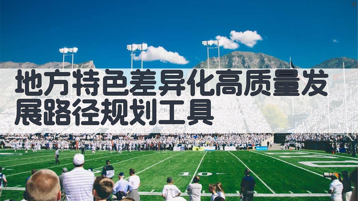 地方特色差异化高质量发展路径规划工具