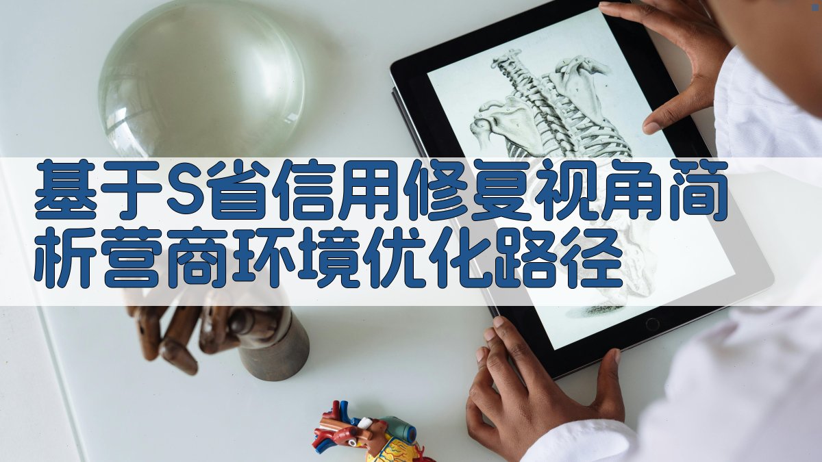 基于S省信用修复视角简析营商环境优化路径