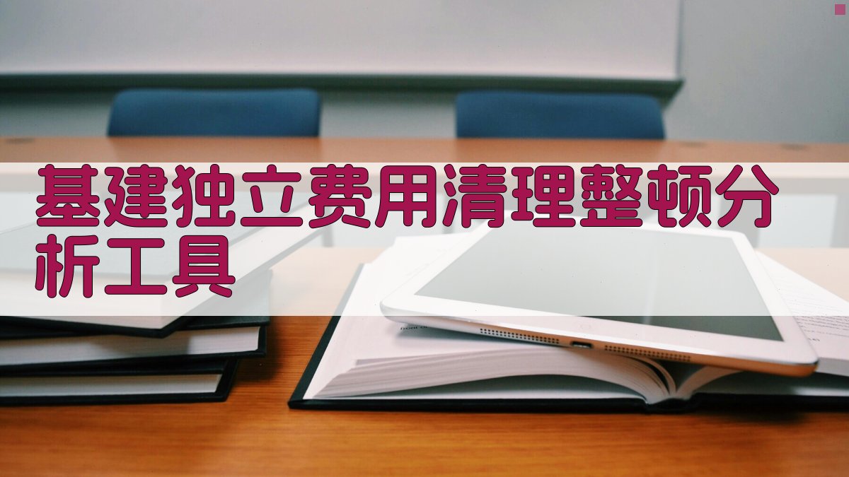 基建独立费用清理整顿分析工具
