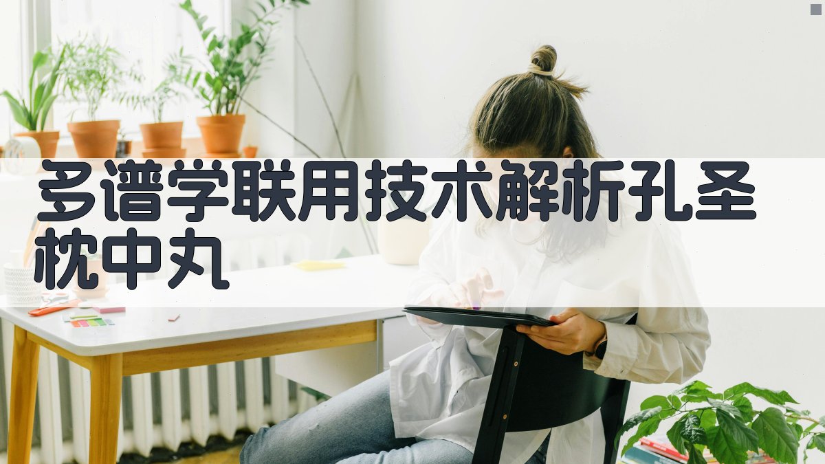 AI智能多谱学联用技术解析孔圣枕中丸物质基础