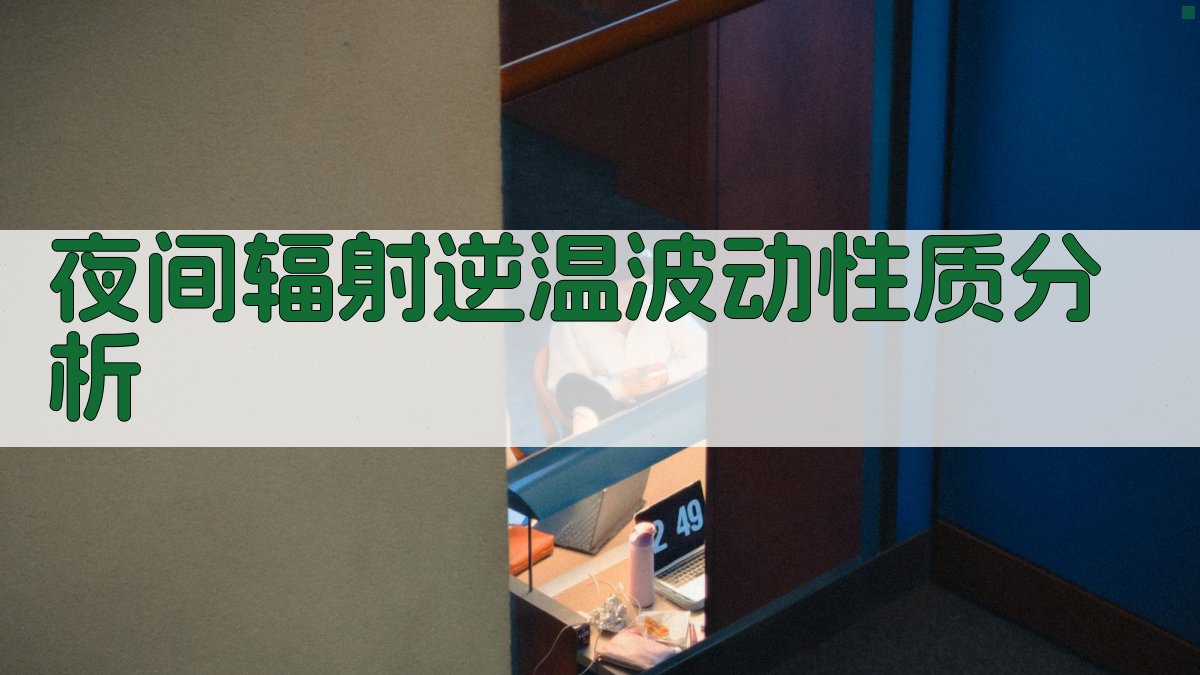 夜间辐射逆温波动性质分析