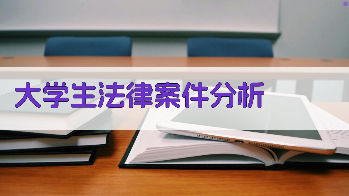 AI智能大学生法律案件分析