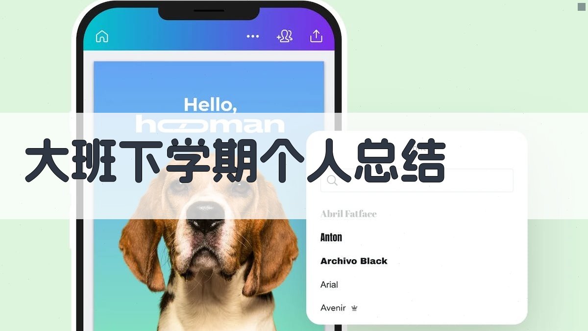 AI大班下学期个人总结