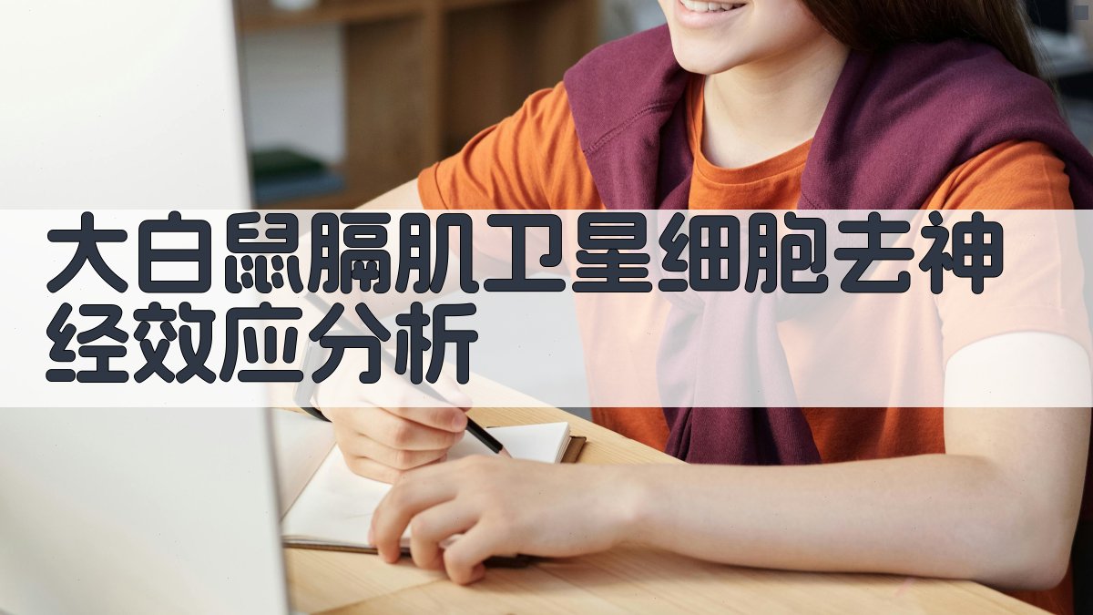 大白鼠膈肌卫星细胞去神经效应分析