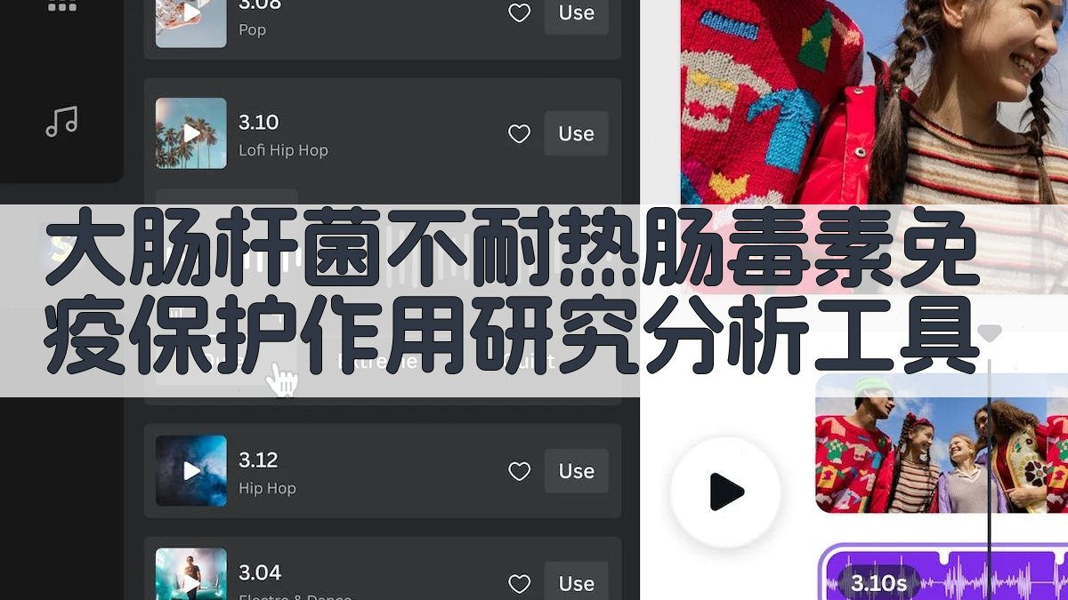 大肠杆菌不耐热肠毒素免疫保护作用研究分析工具