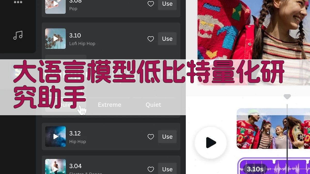 大语言模型低比特量化研究助手