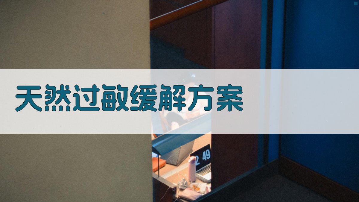 AI天然过敏缓解方案生成器