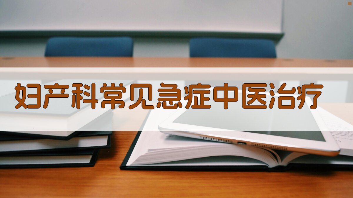 AI妇产科常见急症中医治疗方案生成器