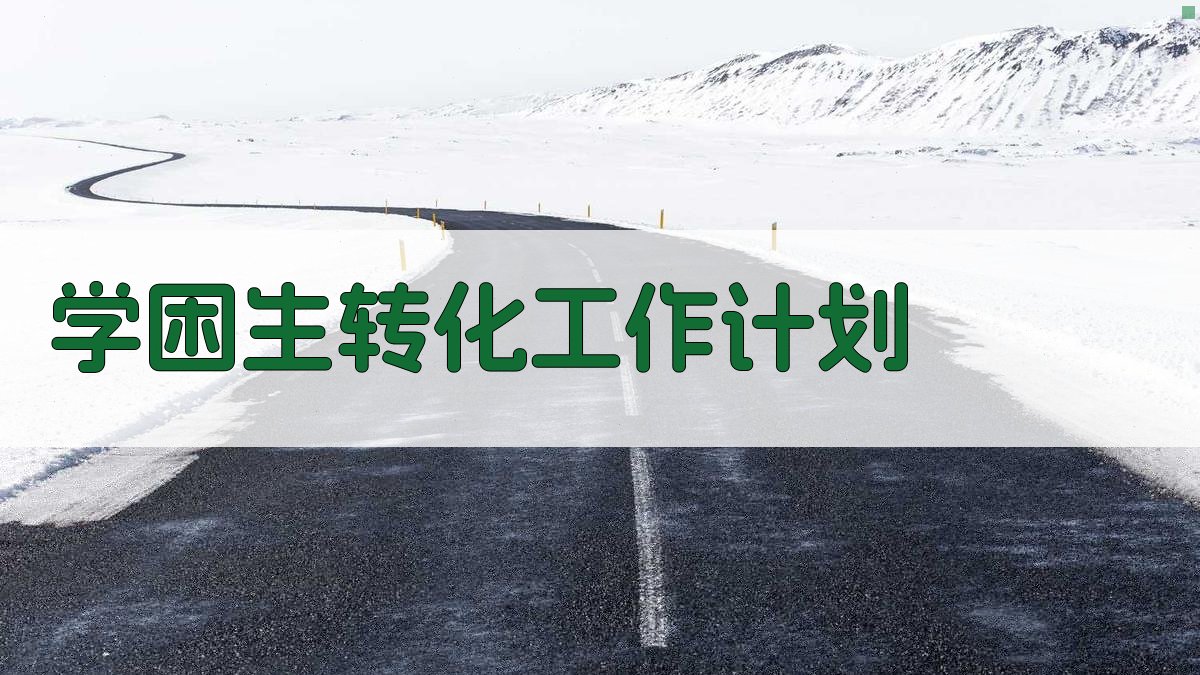 学困生转化工作计划