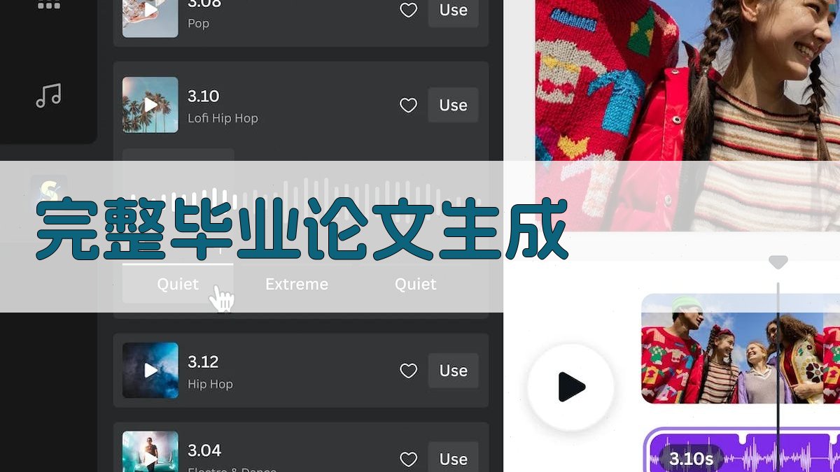 AI完整毕业论文生成