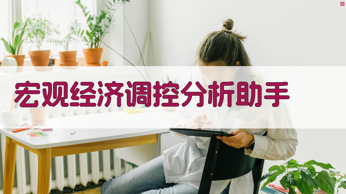 AI宏观经济调控分析助手