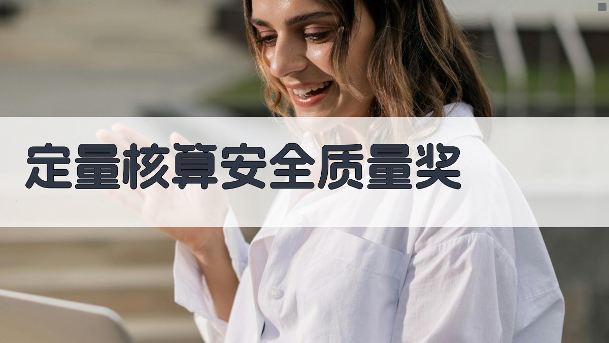 AI定量核算安全质量奖