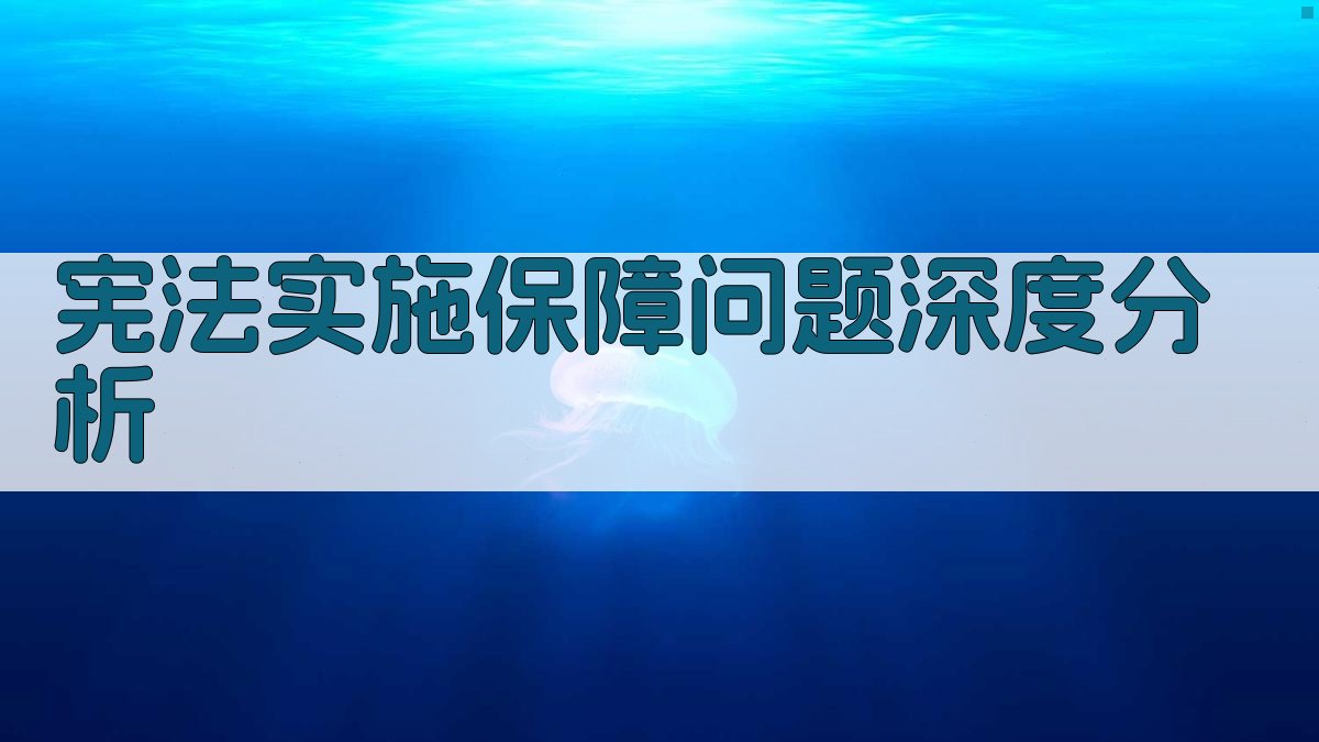 宪法实施保障问题深度分析