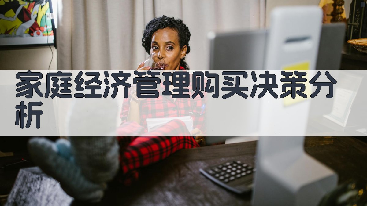 家庭经济管理购买决策分析