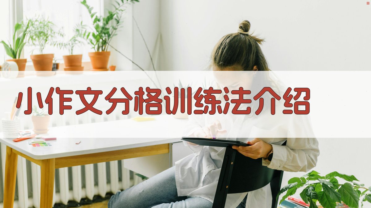 AI小作文分格训练法介绍